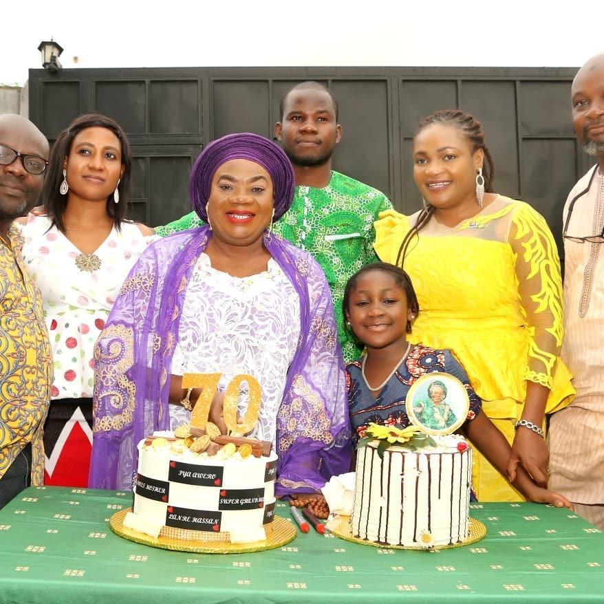 Iya awero and family