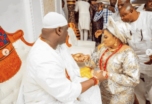 Ooni of ife and new wife