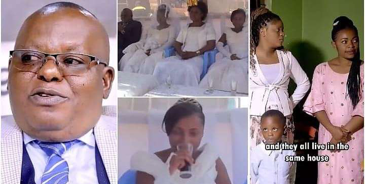 Pastor trends after marrying 4 virgin women in one day (video)