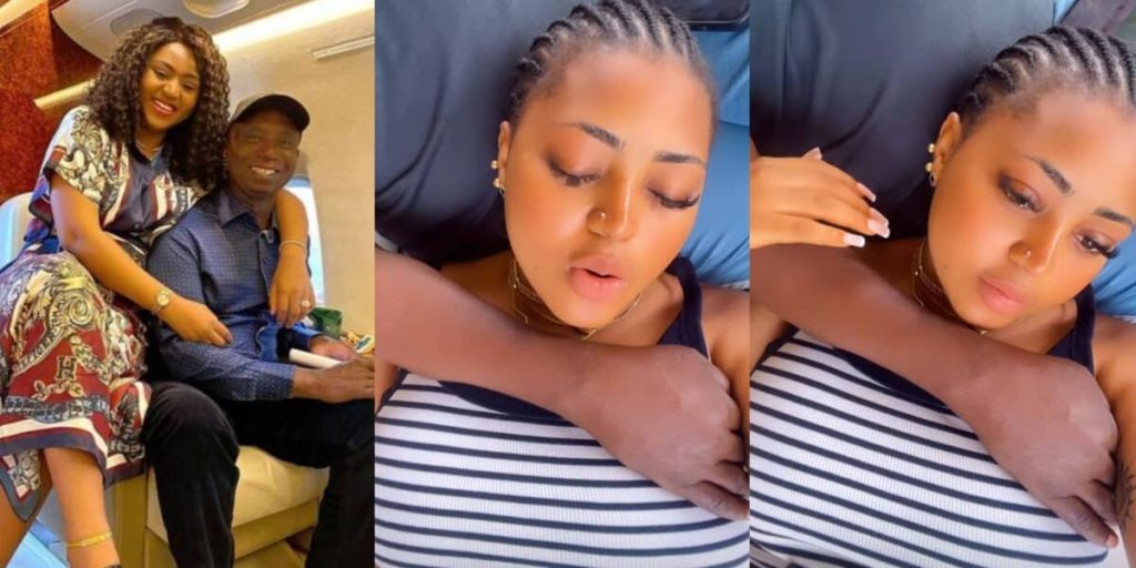 Actress regina daniels peppers critics with romantic video of her and husband (video)