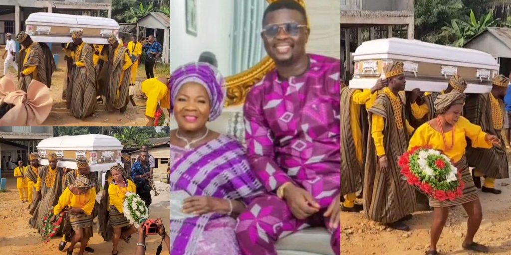 Comedian seyi law writes emotional letter to mother following her grand burial (video)