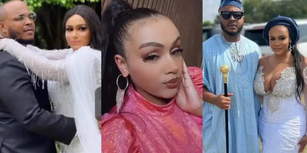 Drama as sina rambo’s wife, korth calls him out over alleged domestic violence, exposes the adelekes (video)