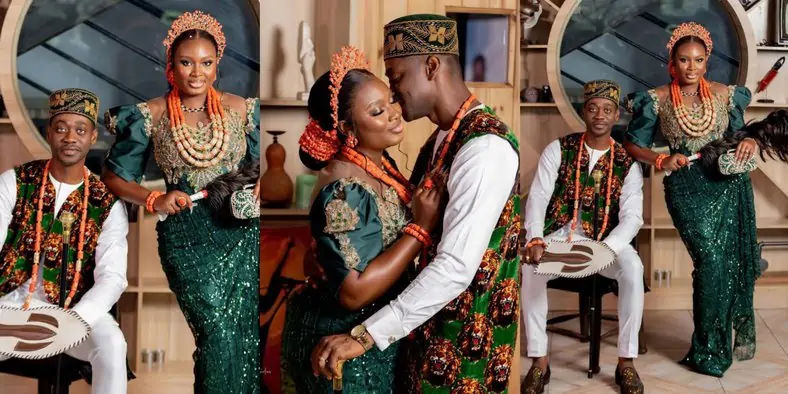 “i can’t get enough of you” mo bimpe tells husband, lateef adedimeji as they celebrate one year anniversary