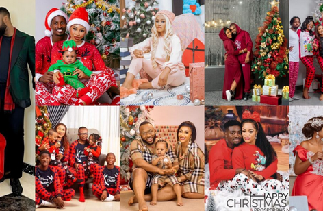 Iyabo ojo, yetunde barnabas, olakunle churchill, others win hearts with their beautiful christmas family photos