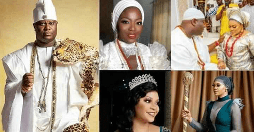 Ooni of ife doesn’t like polygamy, he was forced to marry more wives – ooni’s sister says