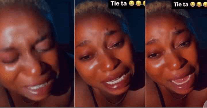 “my tiktok posts are jokes” – lady cries bitterly as boyfriend end 5 years relationship after seeing her on the app (video)