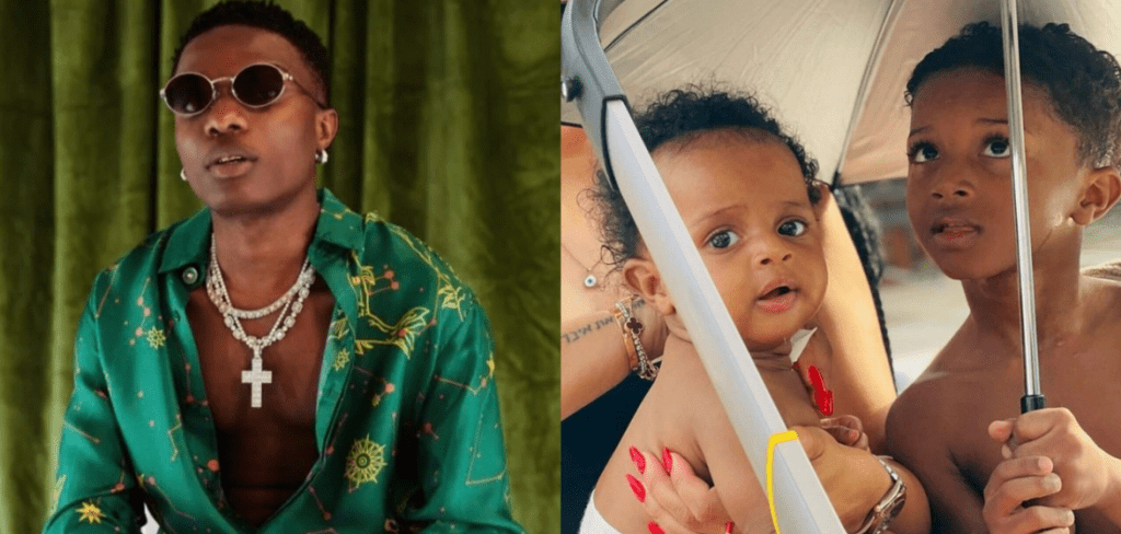 Singer wizkid finally unveils son’s face