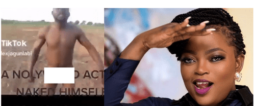 Watch as another nollywood actor goes n*de, prays funke akindele wins in lagos (video)