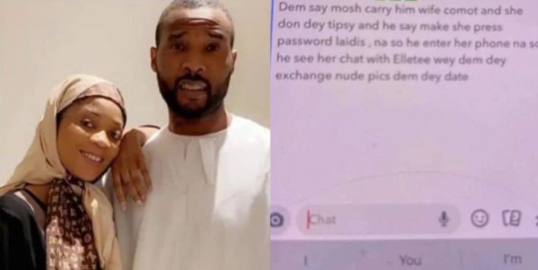 How lagos big boy, mosh gets her wife drunk,unlock her phone, and found out she has been having affair with 4 different yoruba actors( see their name)