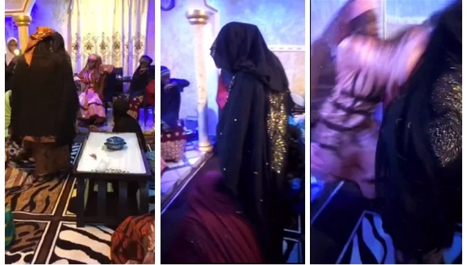 First wife attacks husband’s second wife on their wedding day (video)