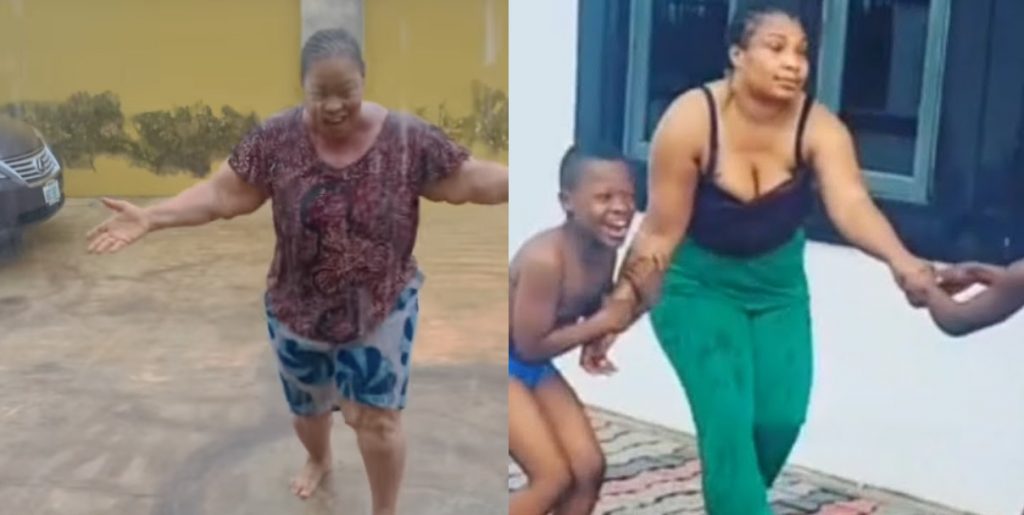 “i remember when i did this, i actually broke the internet “- laide bakare reacts to video of toyin tomato playing in the rain