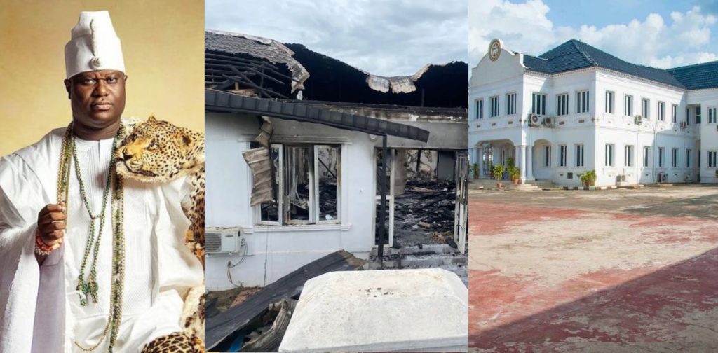 Fire guts ooni of ife’s palace