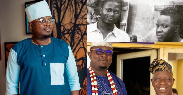 “it’s been so tough,and sweet” – muyiwa ademola reacts to throwback photo of himself and veteran actor baba wande