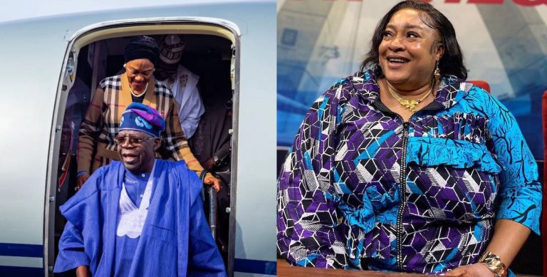 “my daddy and mummy are back o” – actress foluke daramola celebrates as tinubu and wife returns back to nigeria