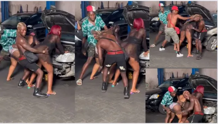 “una wan tear their nyansh? ” – netizens blast portable over the way he touches ladies in new music video (watch)