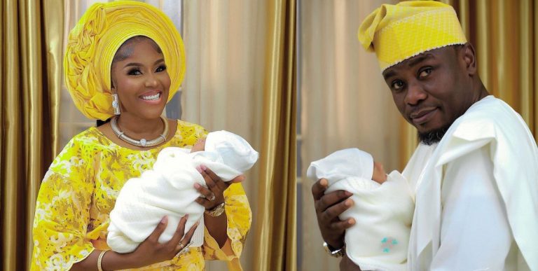 “pray for a supportive partner” – reactions as biola adeayo shares beautiful moments with her husband and their son