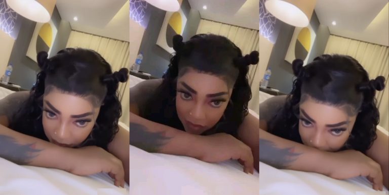 “why are you acting like a witch, goddess medusa”- reactions as sotayo gaga shares scary video of herself