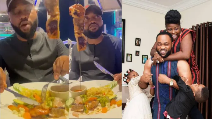 “halleluyah” – damola olatunji expresses joy, eats palatable meal as he officially divorces wife bukola arugba