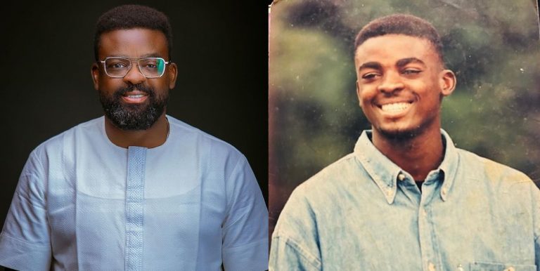 “i have always been a happy child”- kunle afolayan says as he shares throwback photo