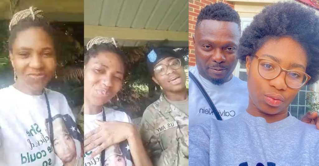 Kunle afod and ex wife actress queen oluwa celebrate daughter as she join us army 1024x535 1 | the9jafresh