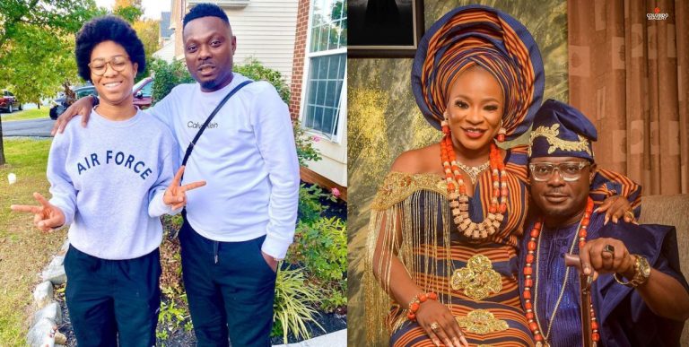 “maximum respect for you! ” many hail desola, kunle afod’s wife, as she celebrates her stepdaughter amidst marriage crisis rumors