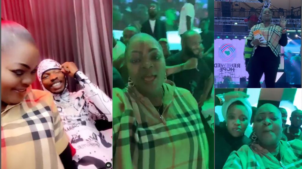 Renewedhopeconcert as it dey sweet us e dey pain dem eniola badmus says as she shares clip from the inauguration video 1 | the9jafresh