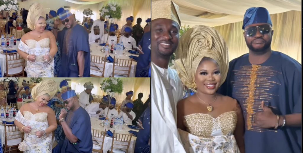 See the moment odunlade adekola steals show at adeniyi johnson’s twins’ naming ceremony (video)