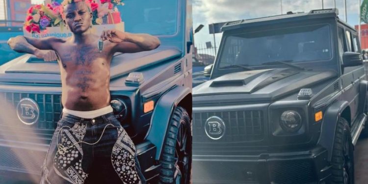 Singer portable cops brand new brabus g-wagon, weeks after acquiring range rover