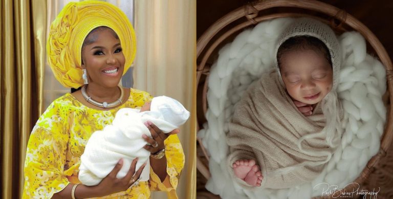 “stop posting your baby online is too much”- fan advise actress biola adebayo