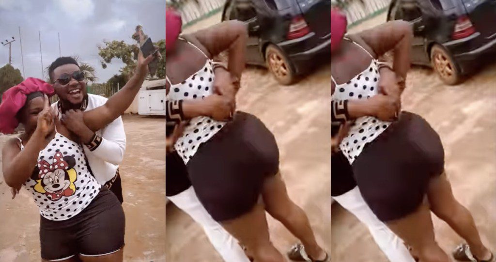 22no respect for woman that didnt have a husband22 fans drag olaide oyedeji after ayo olaiya grab her bum in public 1 | the9jafresh
