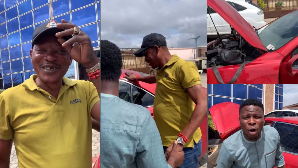 Fans gift veteran actor baba lalude his first car after 30 years in the movie industry video | the9jafresh