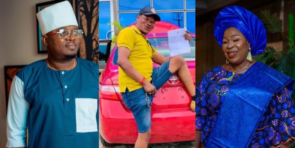 Muyiwa ademola bukola arugba others congratulate lalude as he received a brand new car | the9jafresh