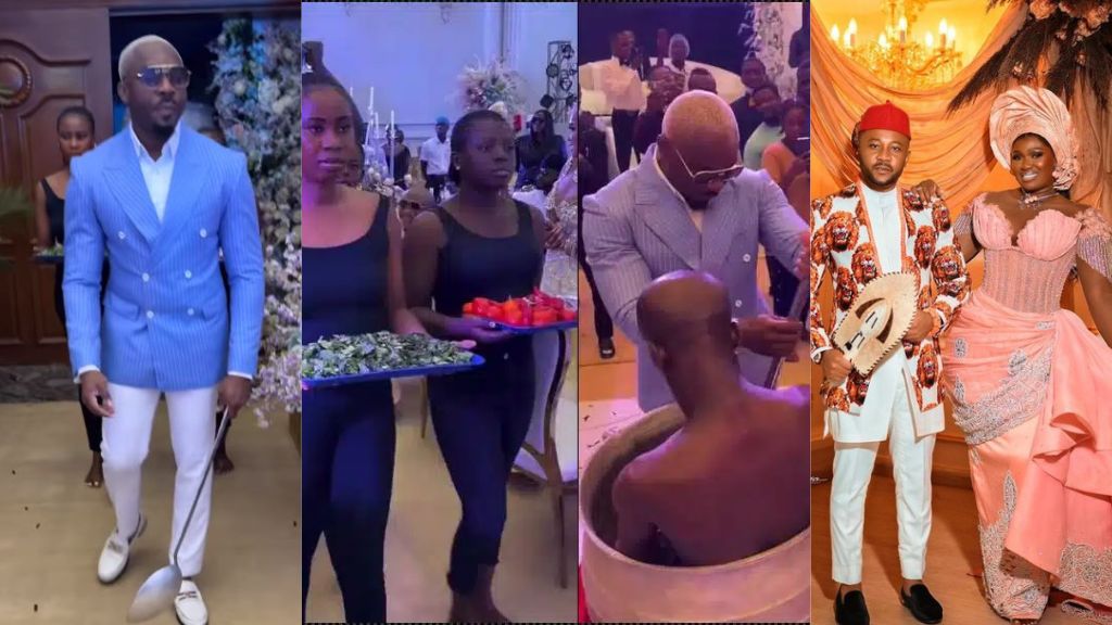 Pretty mike causes stir online as he cooks a man with soup at warri pikins wedding video trends watch | the9jafresh