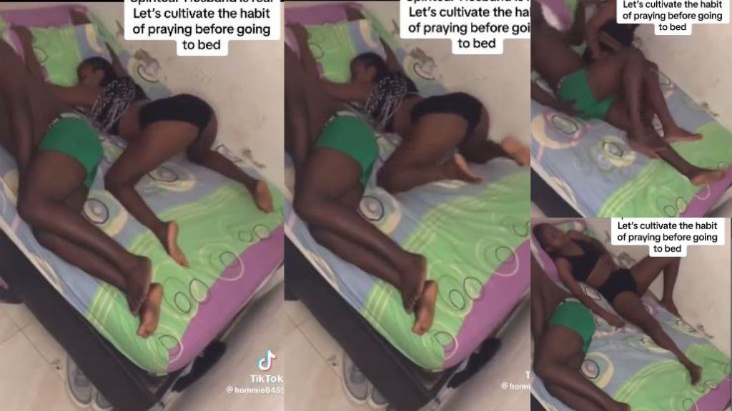 Video trends as spiritual husband spotted chopping the work of lady in the midnight using different styles watch | the9jafresh